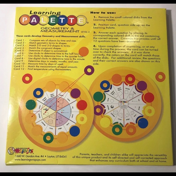 Learning Wrap-Ups 2nd Grade Math Learning Palette - Picture 3 of 12